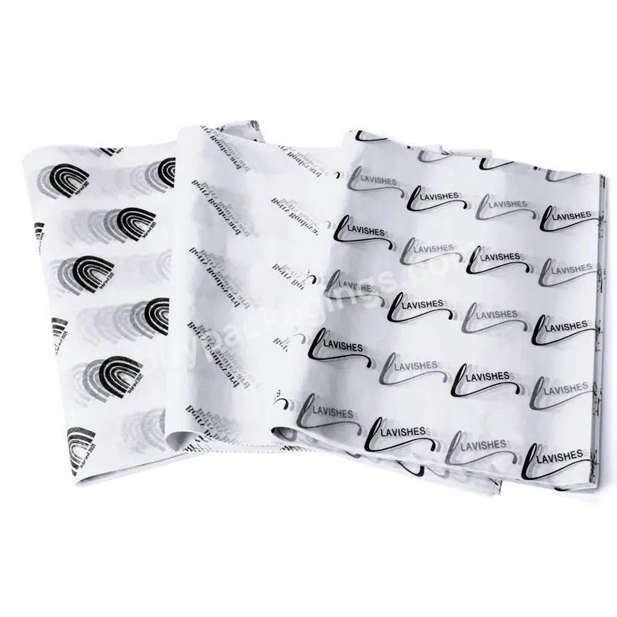 High Quality Wholesale Custom Gift Wrapping Paper Kids Printed Logo White Wrapping Tissue Paper