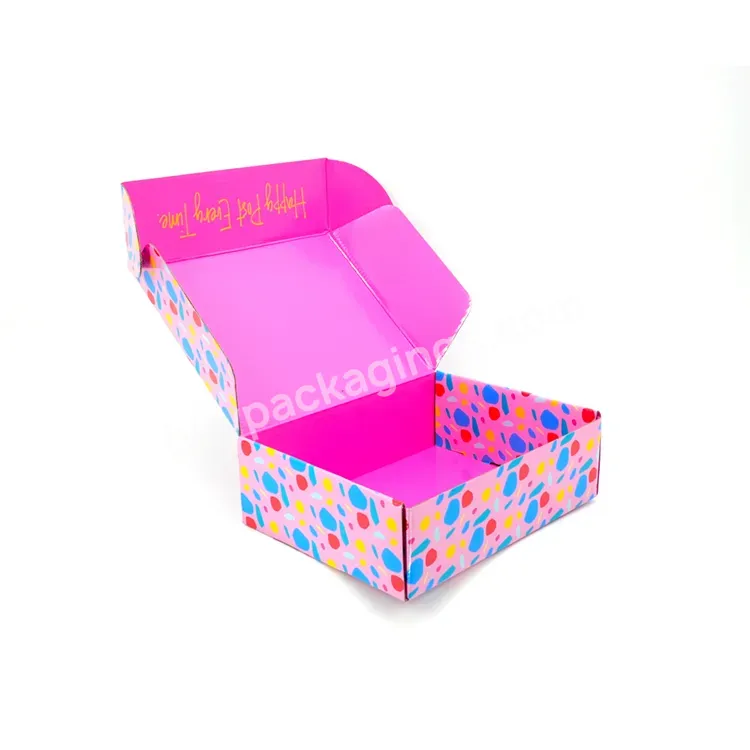 High Quality Wholesale Customized Printed Colored Mailer Shipping Boxes For Delivery