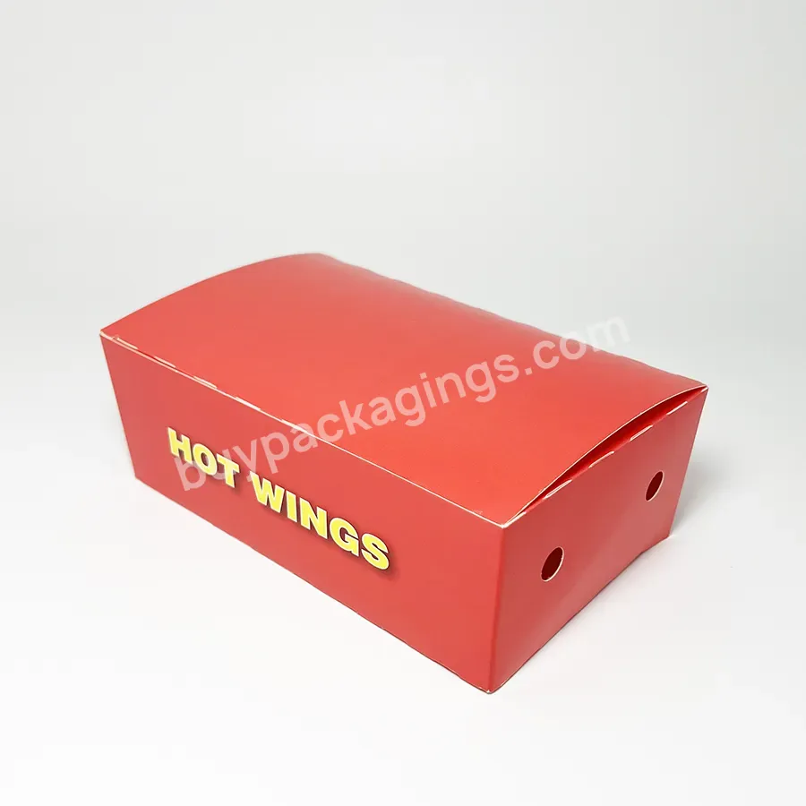 High-quality Wholesale Kraft Paper Fried Chicken Box Biodegradable Snack Paper Box