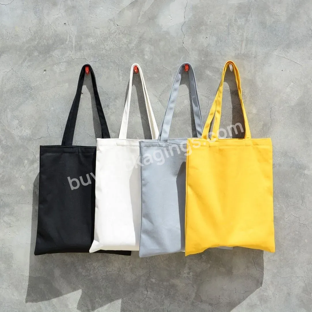 High-quality Women Men Handbags Canvas Tote Bags Reusable Cotton Grocery High Capacity Shopping Bag