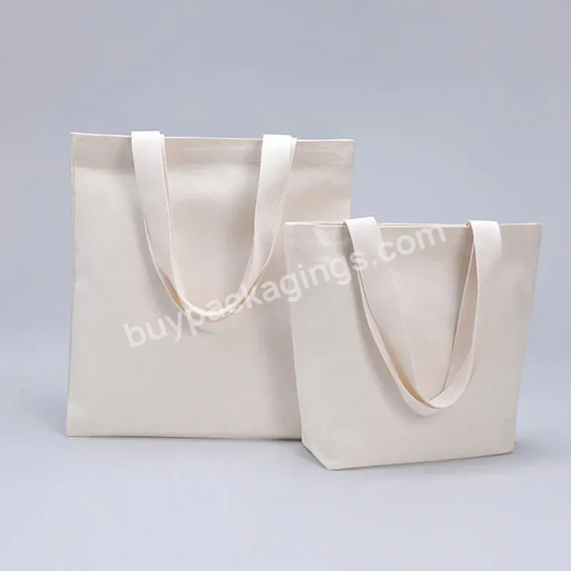 High-quality Women Men Handbags Canvas Tote Bags Reusable Cotton Grocery High Capacity Shopping Bag