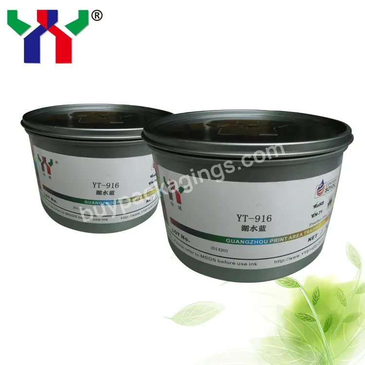 High Quality Yt-915 Eco-friendly Pantone Spot Blue 072c Offset Printing Ink