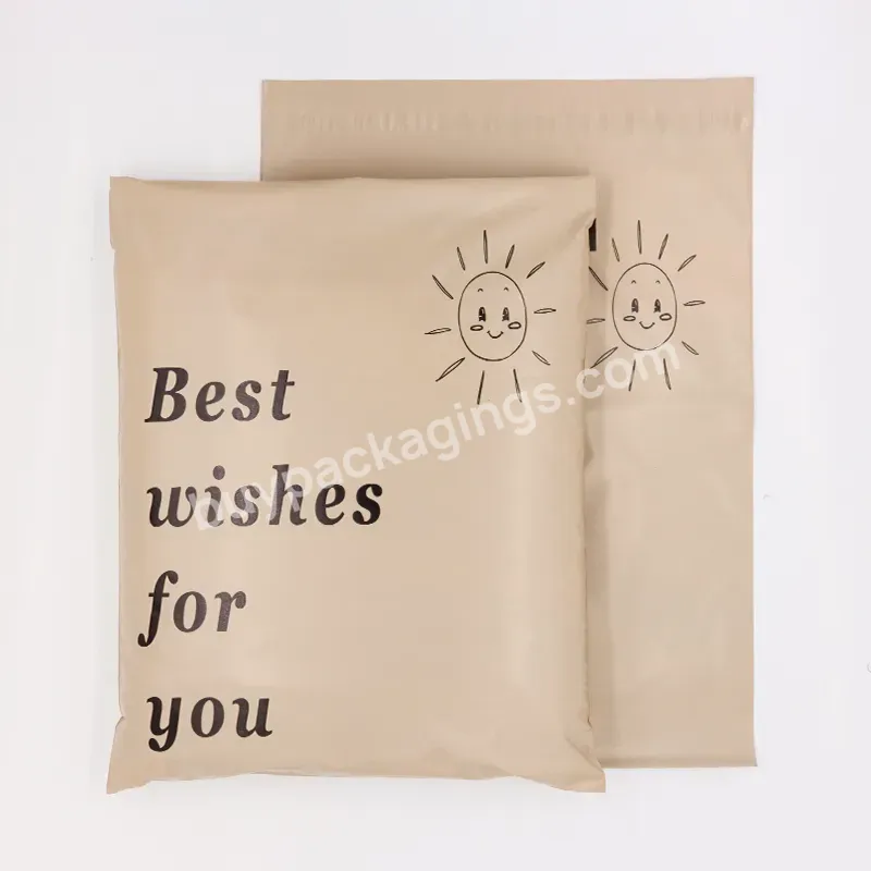 High Quantity Custom Logo Printing Eco-friendly Biodegradable Poly Express Parcel Mailer Shipping Bags For Clothing