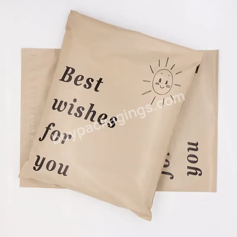 High Quantity Custom Logo Printing Eco-friendly Biodegradable Poly Express Parcel Mailer Shipping Bags For Clothing