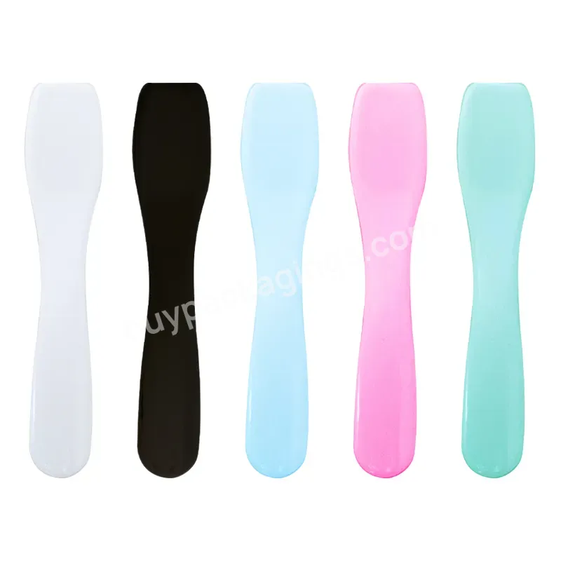 High Selling Wholesale Custom Logo Plastic Cosmetic Facial Spatula Face Cream Spoon - Buy Transparent Cosmetic Spoon,Plastic Spoon,Cosmetics Spoons And Spatula.