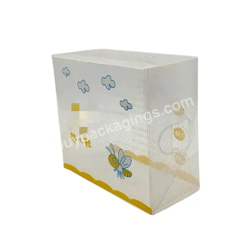 High Transparent Custom Printing Packing Pet Box Folding Plastic Clear Pvc Packaging Box