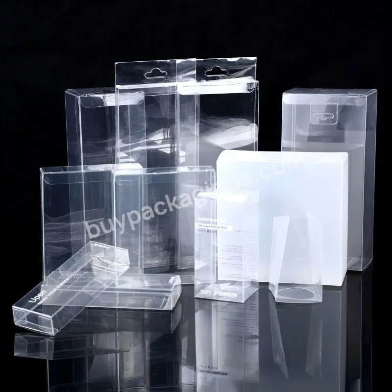 High Transparent Mini Moq Plastic Pvc Packaging Boxes Clear Pet Rpet Plastic Retail Packaging Box