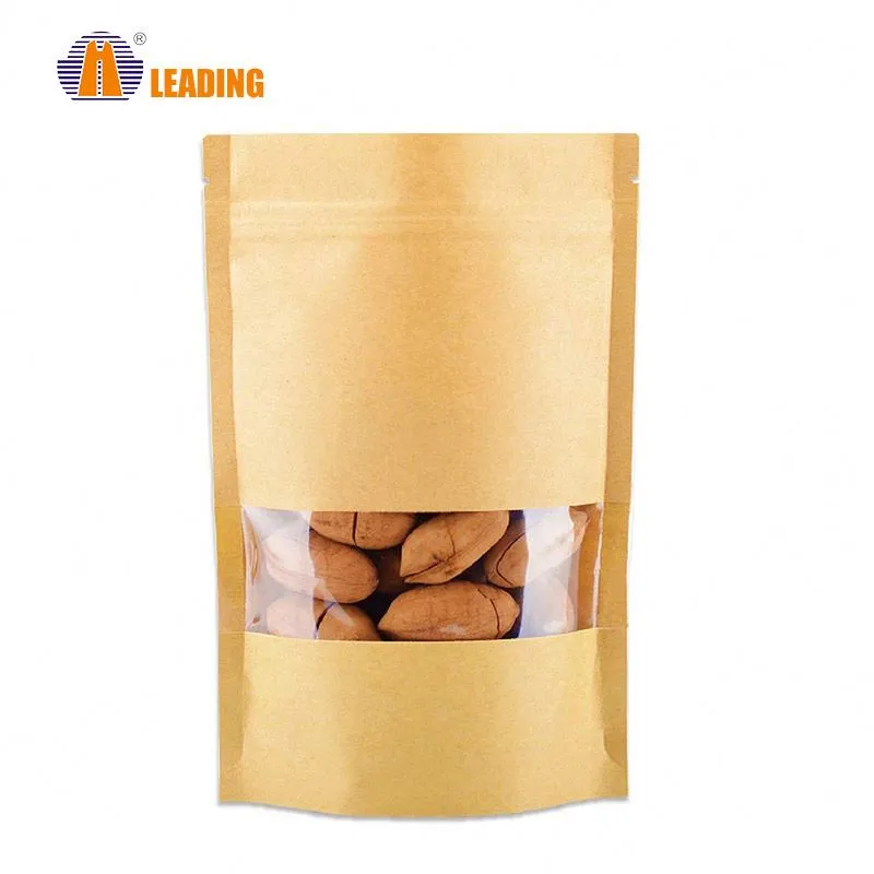 Hight Quality Paper Packaging Stand Up Pouch Food Kraft Paper Bags