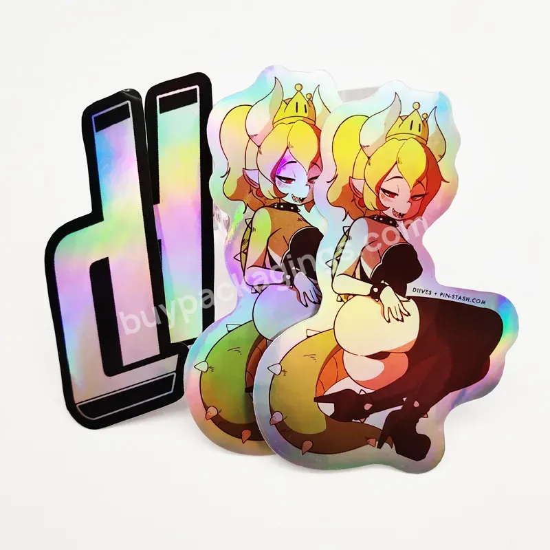 Holographic Labels Printing Waterproof Logo Sticker Custom Hologram Sticker