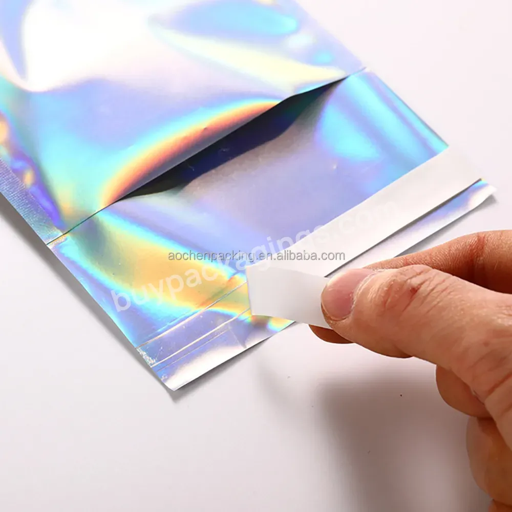 Holographic Mylar Bags,Self Adhesive Bag,Packaging Bags For Small Businesses