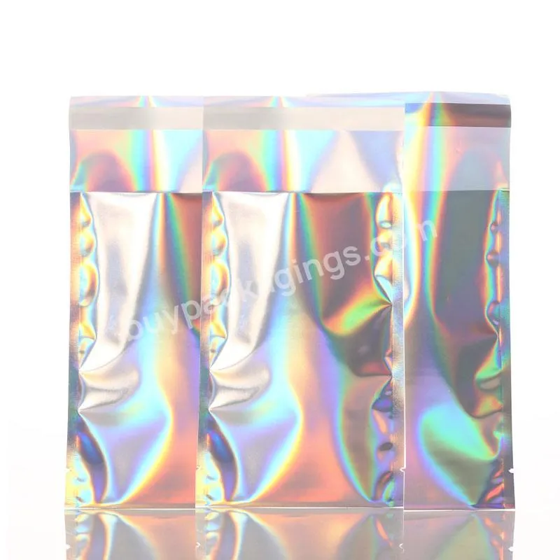 holographic poly mailer custom print self sealing packaging envelopes mailing bag for shipping packaging