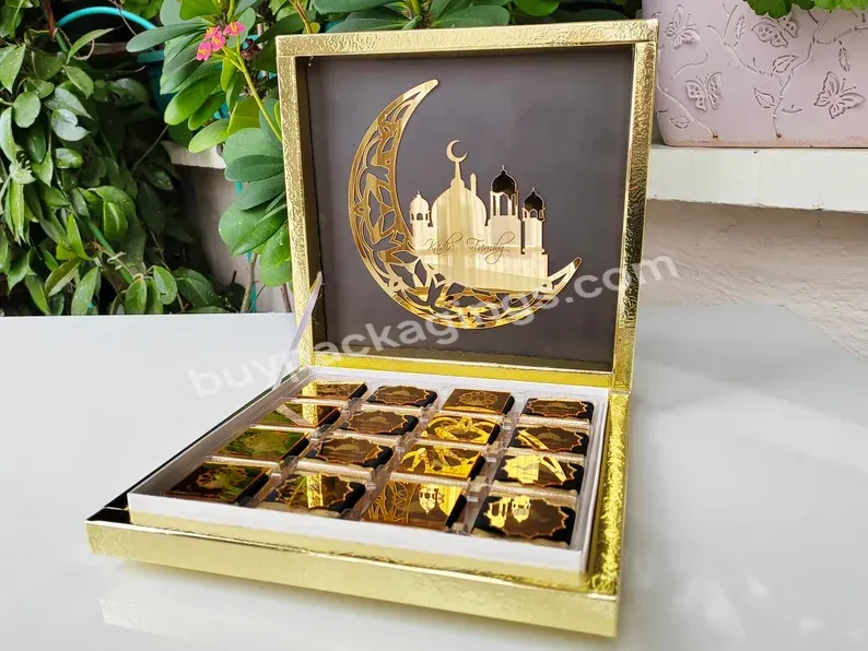 Holy Month Dates Gift Set Countdown With Ramadan Noor Calendar Packaging Paper Box 30 Drawers Gourmet Treats Organic Dates Boxes