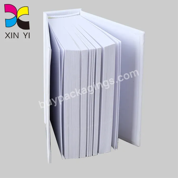 Home Decor Decorative Hardcover Books Printing White Plain Blank Books