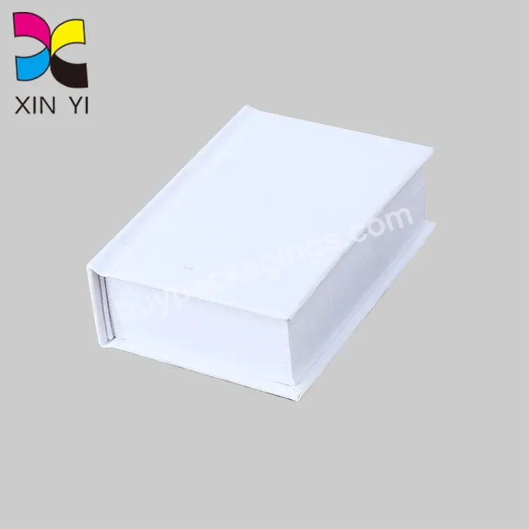 Home Decor Decorative Hardcover Books Printing White Plain Blank Books