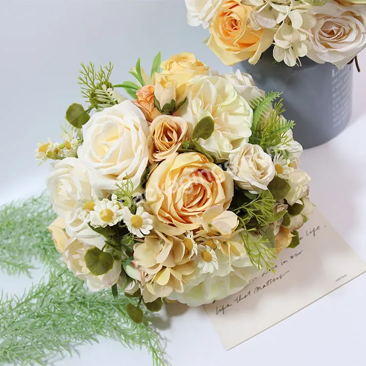 Home Flower Art Business Event Wedding Flower Art Artificial Flower Bouquet Bridal Bouquet