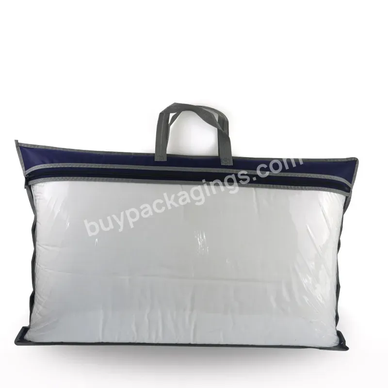 Home Textile Pvc Bag Zipper Lock Bags Nonwoven Pillow Packaging Bag For Home Textile - Buy Nonwoven Pillow Packaging Bag,Packaging Bag For Home Textile,Sawdust Packaging Bag.