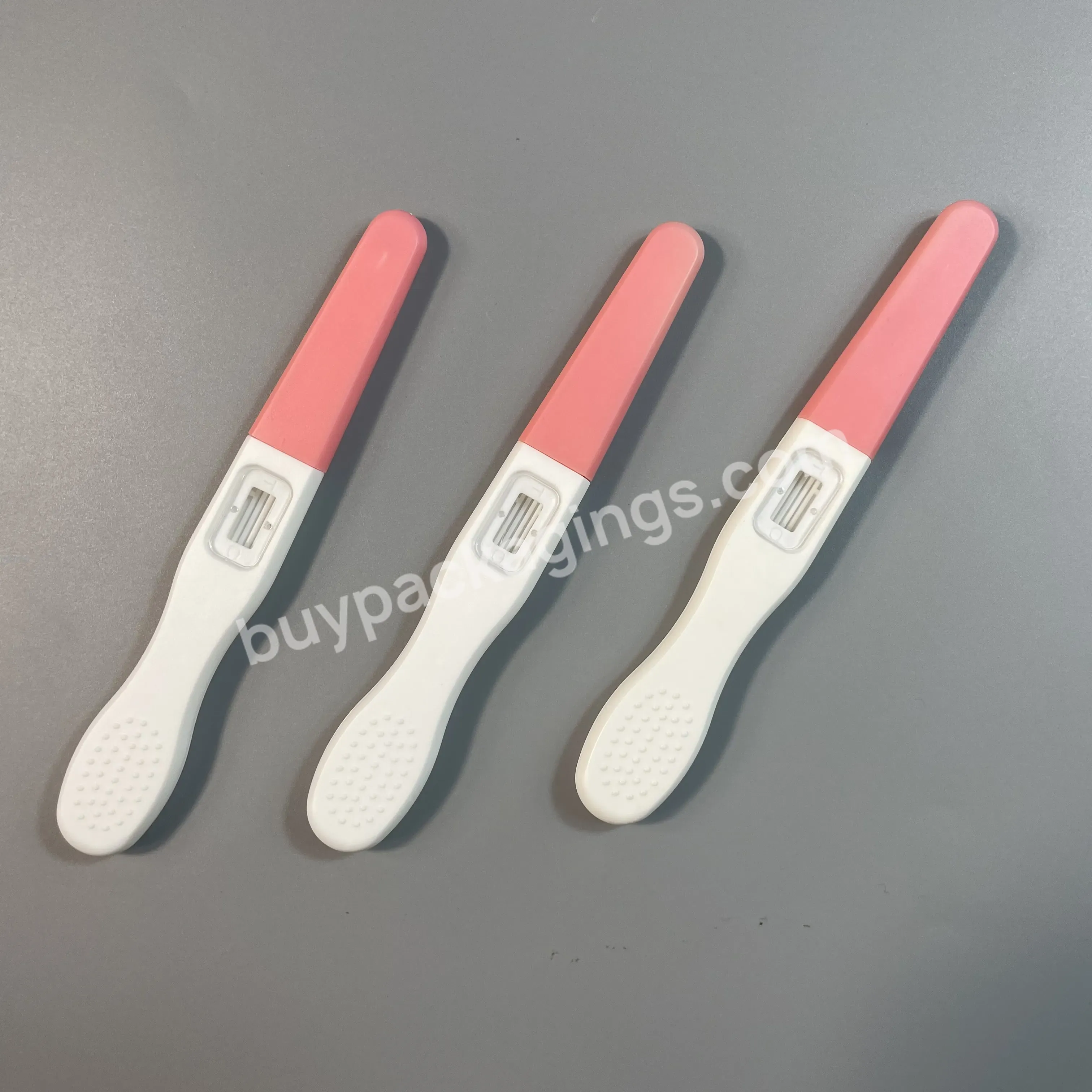 Home Use Urine Pregnant Test Cassette Empty Hcg Midstream Fast Pregnancy Test Cassette