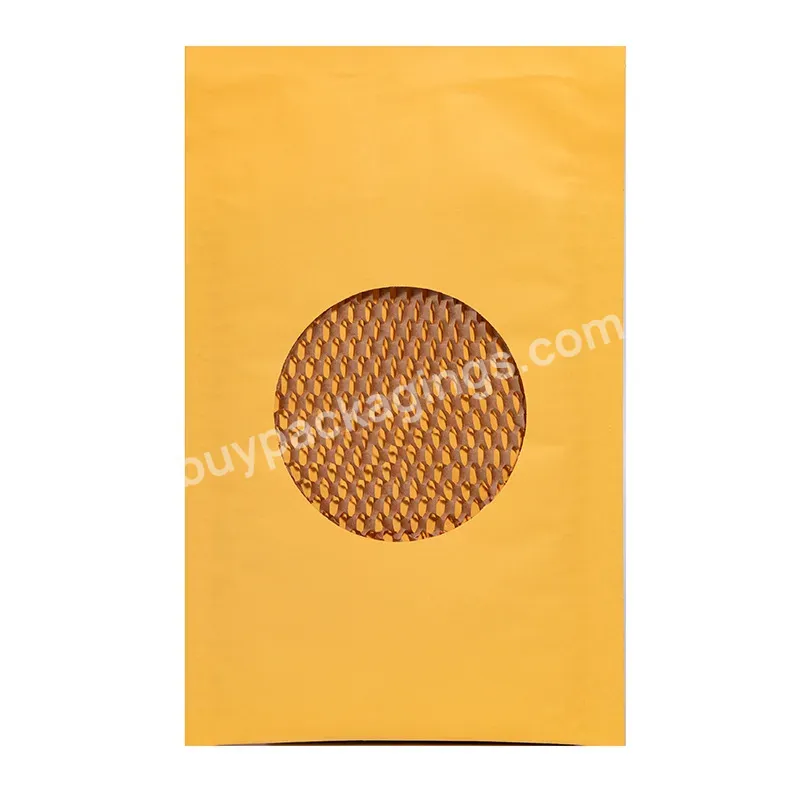 Honeycomb Cushion Courier Mailer Shipping Mailing Bags Eco Friendly Compostable Corrugated Kraft Paper Padded Bubble Envelopes