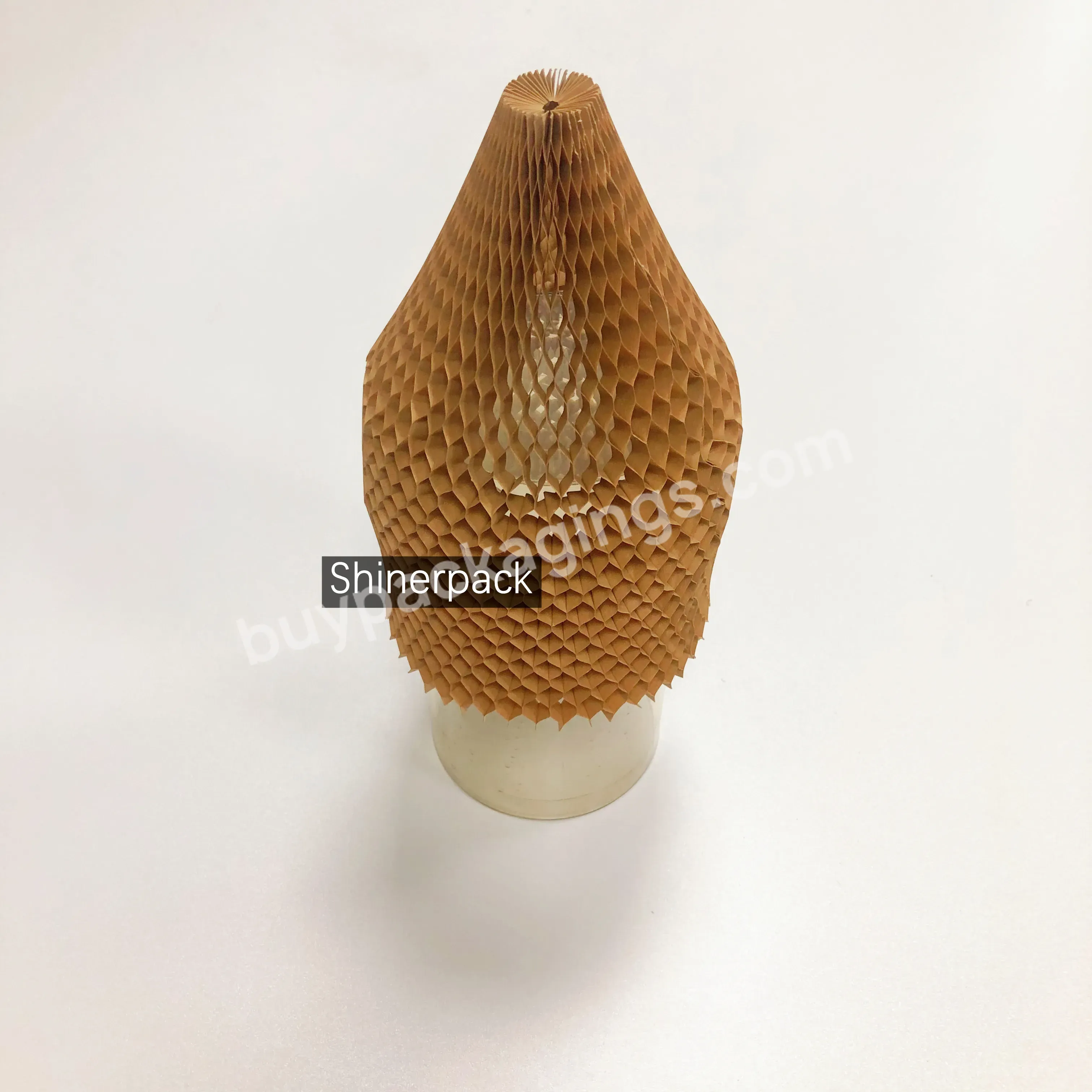 Honeycomb Paper Sleeves Bottle Covers Cushioning Protective Buffer Craft Paper Beverage Wine