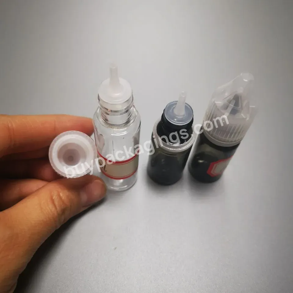 Hot 10 Ml 15ml 20ml Pet Bottles Plastic Tobaic Oil Bottle Eye Drop Bottle