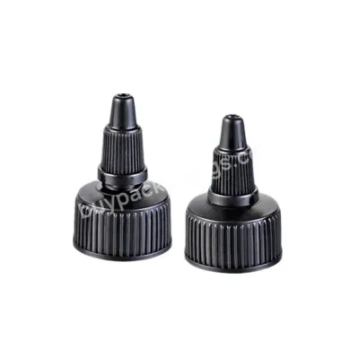 Hot 20/410 24/410 28/410 Plastic Black Twist Up Cap For Detergent Bottle