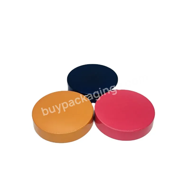 Hot Custom Colors Stock Ready To Ship Rts 89mm Glossy Silver Screw Lid Large Size Cream Jar Screw Lid