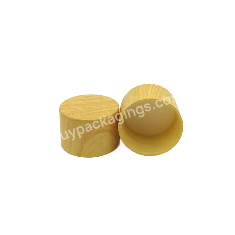 Hot Customized Wooden Look Plastic Screw Cap 24/410