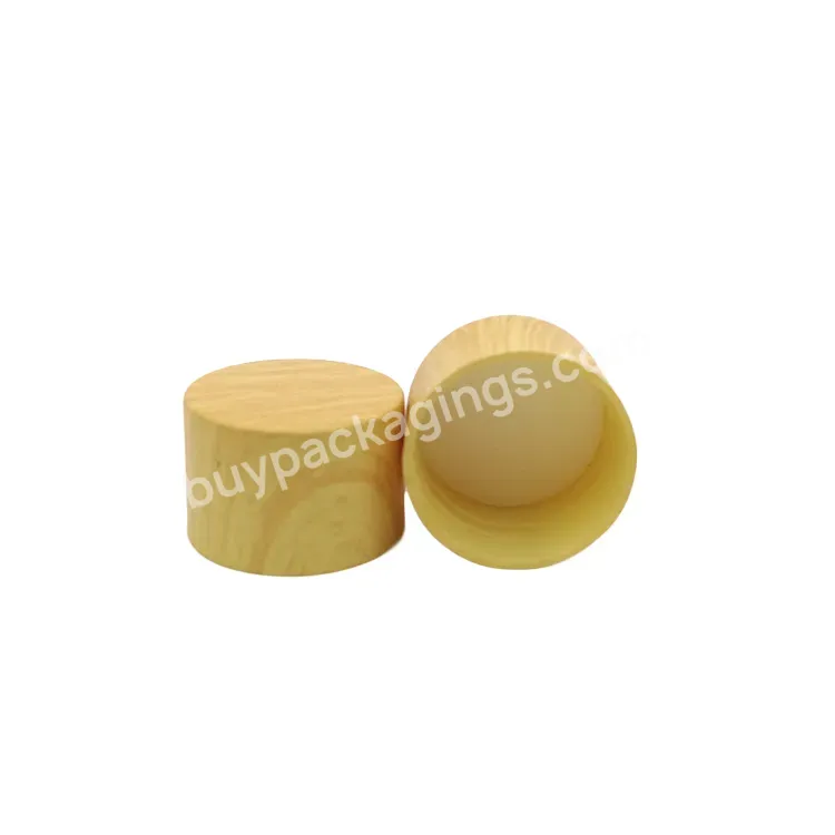 Hot Customized Wooden Look Plastic Screw Cap 24/410