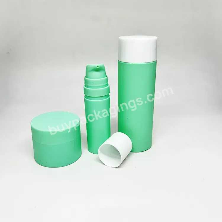 Hot Empty Replacement Pp Airless Vacuum Pump Bottle Cream Lotion Bottle /15/30/50ml Anti Aging Refillable Airless Cream Jars