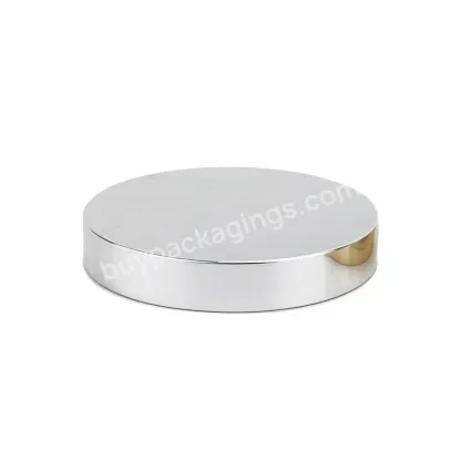 Hot Glossy Silver Uv Plastic Screw Cap 89mm For Plastic Jar