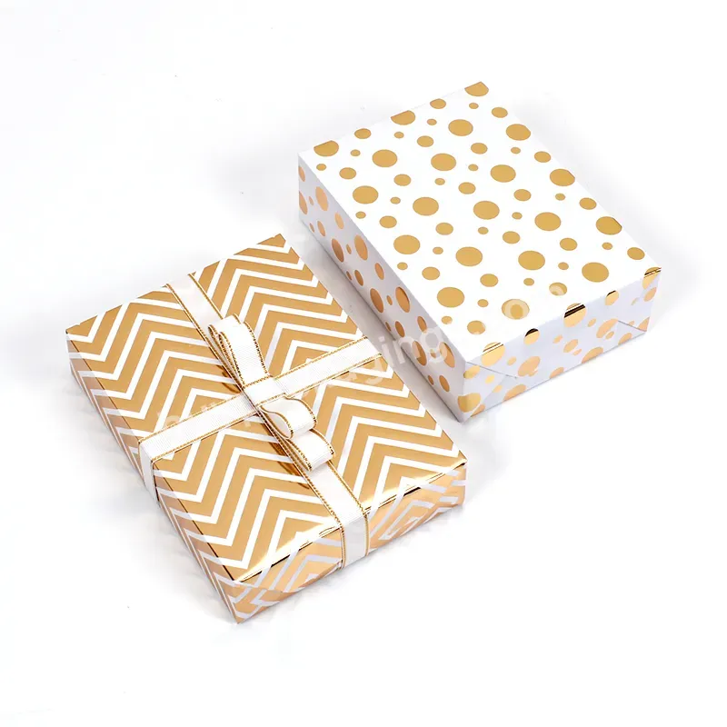 Hot Gold Stamping 50*70cm Printed Gift Wrapping Paper Sheet For Packing Lover Gift Book Cover