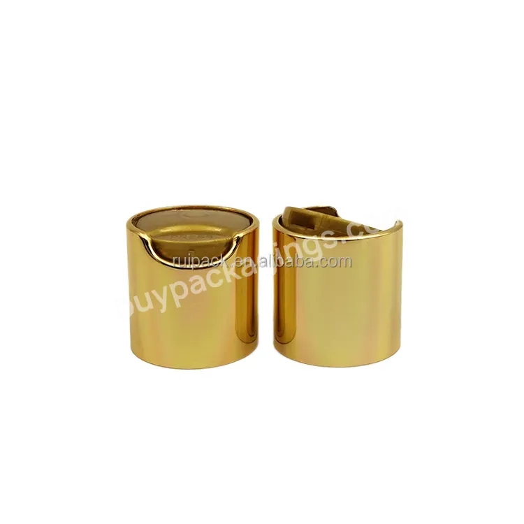 Hot Golden Press Lid For Cosmetic Packaging Bottles