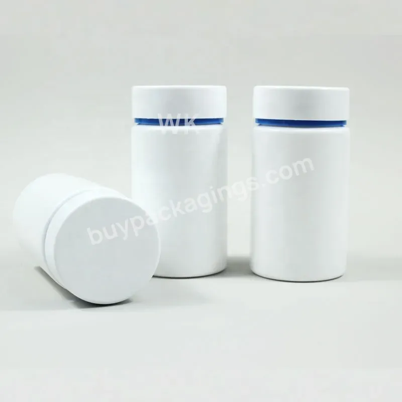 Hot Hdpe 120ml Plastic Bottle Tablet Jar Container Pill Capsules Sports Nutrition Packaging