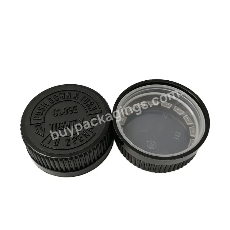 Hot Hot-selling Plastic Medicine Bottle Cap Crc Cap Child Proof Resistant Cap 42mm