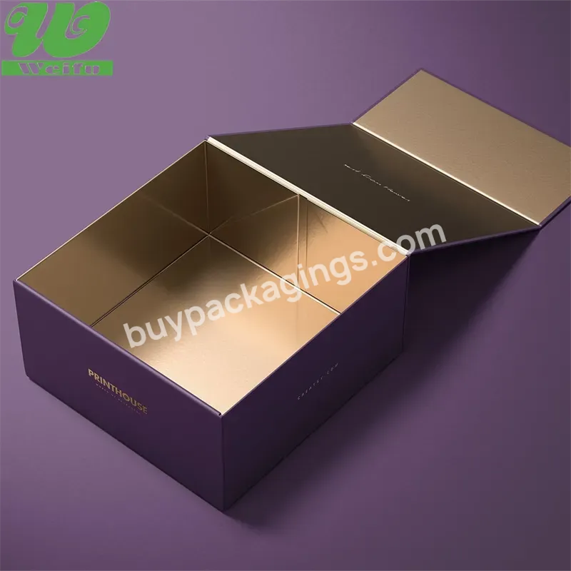 Hot Luxury Magnetic Gift Box Packaging Ribbon Handle Folding Custom Logo Hard Rigid Cardboard Paper Black Pink Clothing Insert