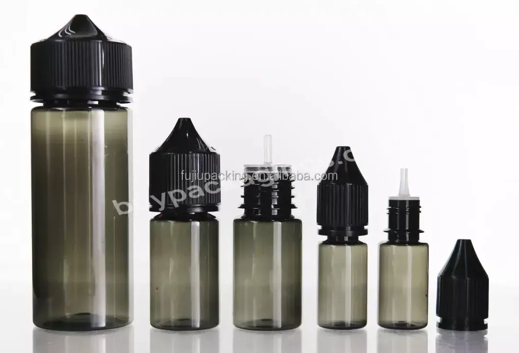Hot New Pet 10ml 15ml 30ml 50ml 60ml 70ml 80ml 100ml 120ml Dropper Bottle Pen Shape Liquid Bottle V3 Juice Bottle