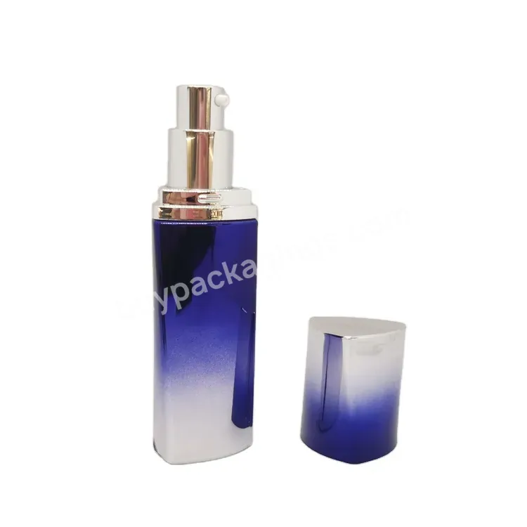 Hot Oem 15ml Airless Bottle New Spiral Triangle High-grade Acrylic Lotion Bottle Press Treatment Pump Head Essence Bottle