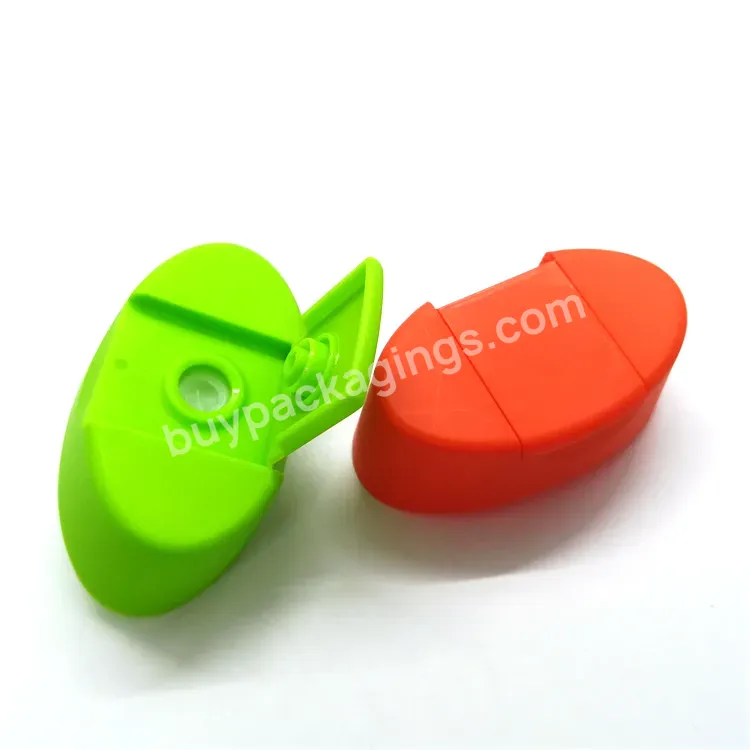 Hot Oem 28mm Food Grade Oval Shape Flip Top Closures Flip Top Snap On Lids With Silicone Valve Squeeze Sauce Honey Bottle Cap