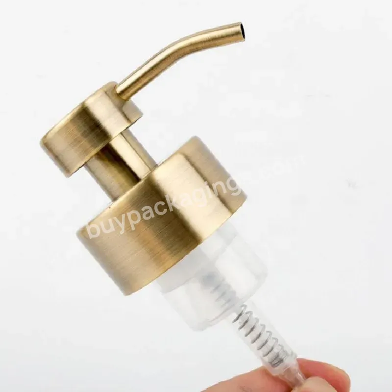 Hot Oem 45mm Brushed Copper Rust Red Metal Stainless Steel Foam Soap Pump Dispenser - Buy Foam Pump,Stainless Steel Dispenser,Stainless Steel Foam Pump.