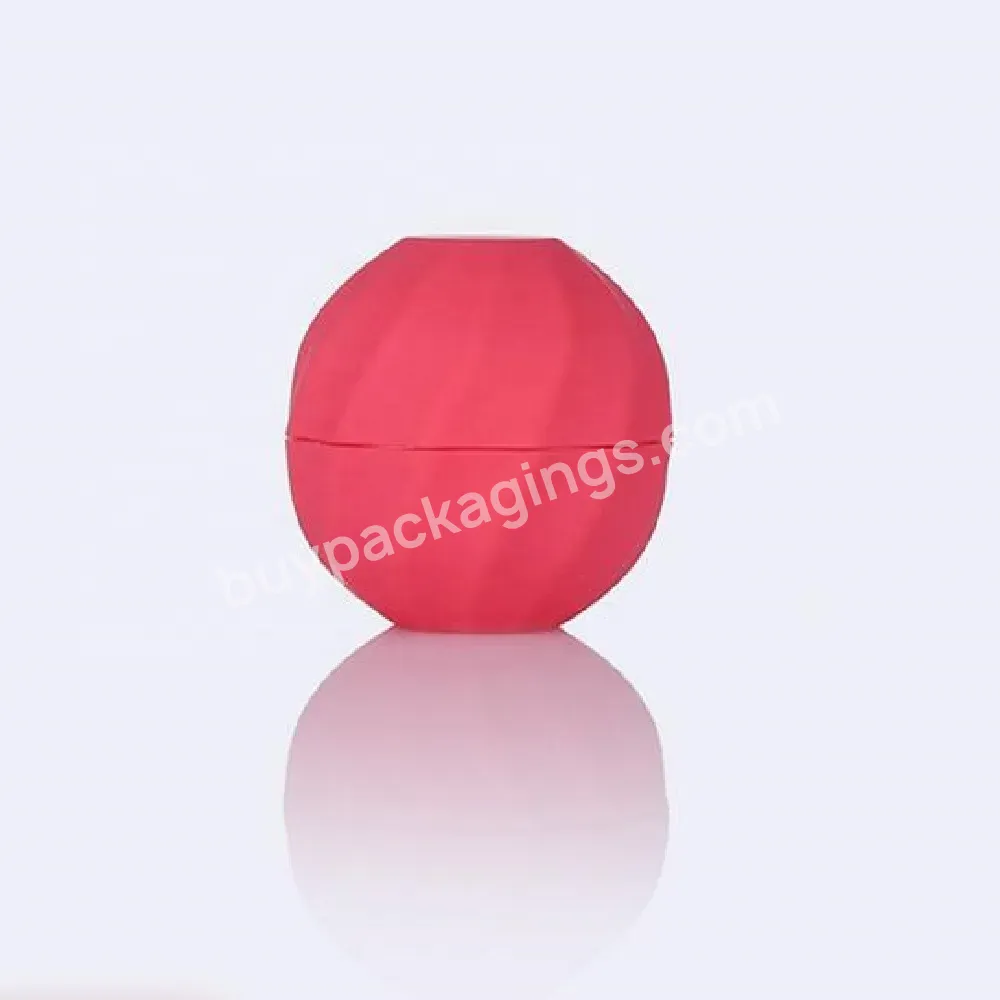Hot Oem Custom 7g Ball Shape Lip Balm Stick Container