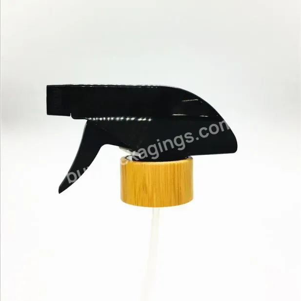 Hot Oem Custom High Quality 28/410 Household Cleaning Bamboo Trigger Sprayer Manufacturer/wholesaler