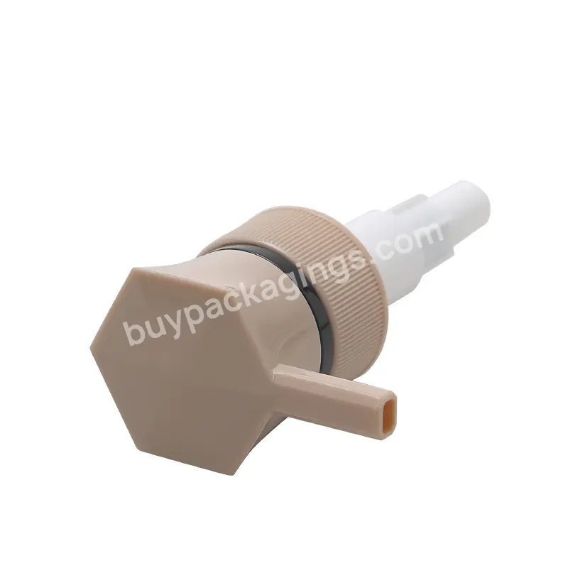 Hot Oem Custom High Quality 33/410 Dispensing Lotion Pump Pink Shampoo Plastic Pump