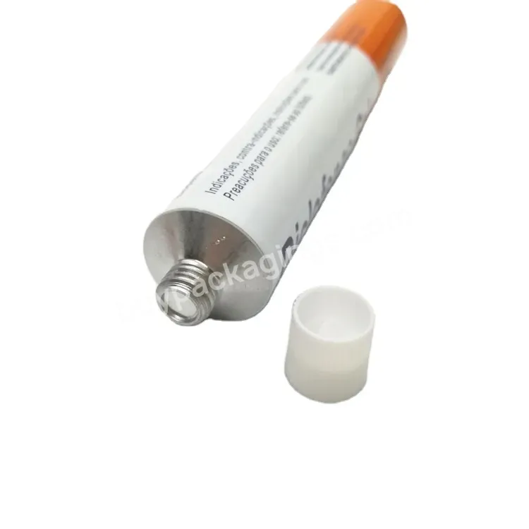 Hot Oem Custom Pure Aluminium Collapsible Empty Paint Tubes With Screw Lid Aluminum Cream Tube Manufacture