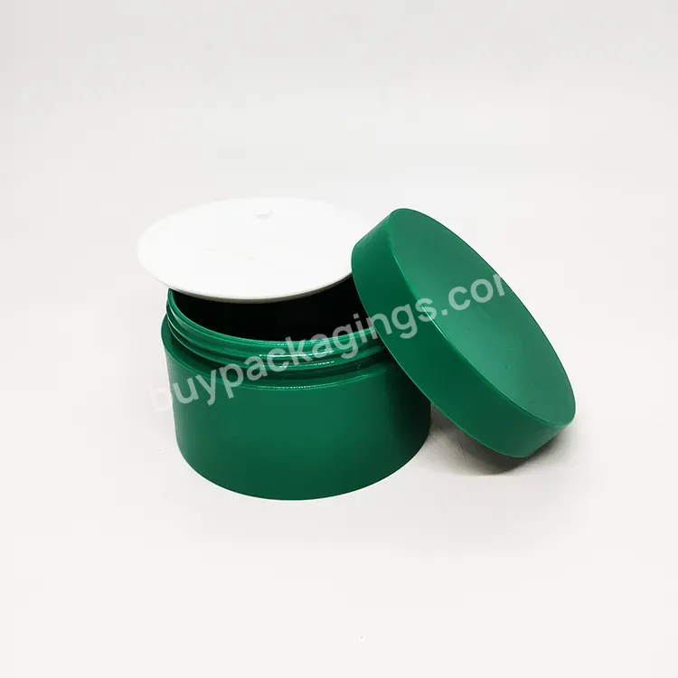 Hot Oem Empty 50g Plastic Cosmetic Container Pot Single Wall Facial Cream Jar Container Thick Wall Plastic Bottle