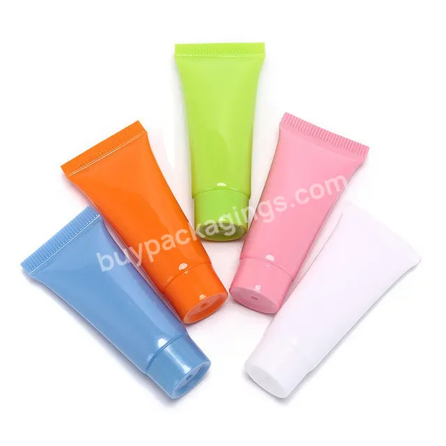 Hot Oem Factory Direct 30g Pe Pcr Plastic Hand Cream Tube With Screw Cap Eco Friendly Sugar Material Tube