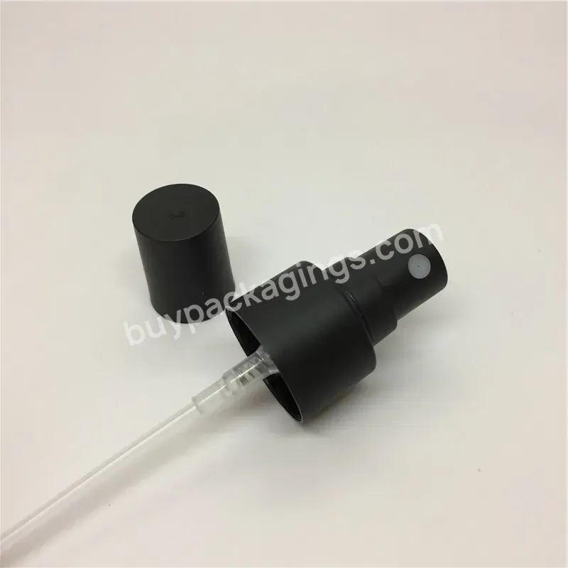 Hot Oem High Quality Plastic 24/410 Black Matte Finger Fine Mist Sprayer For Cosmetic Bottle