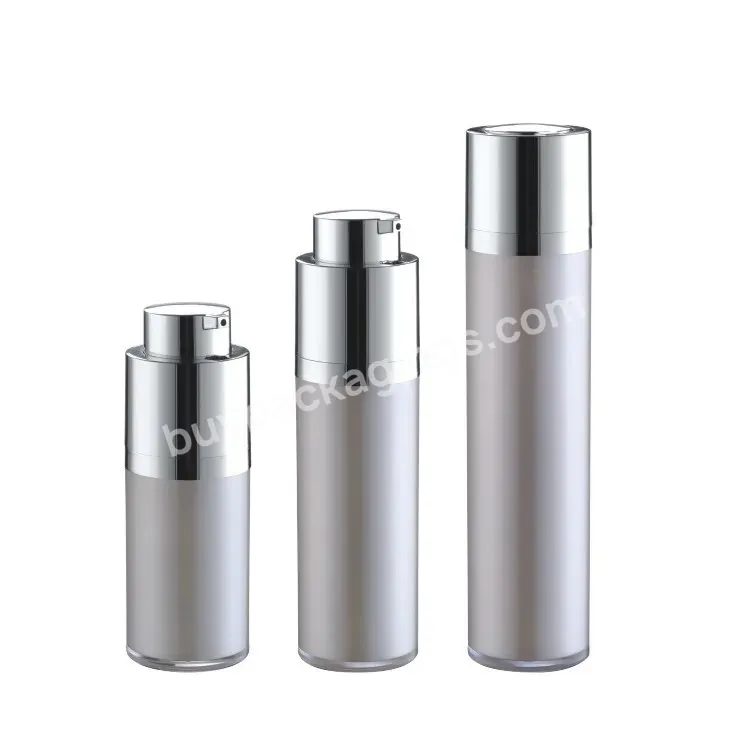 Hot Oem Hot Sale Airless Cream Bottle Manufacturer 15ml 30ml 50ml Lotion Bottle Factory