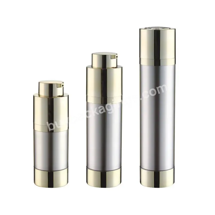 Hot Oem Hot Sale Airless Cream Bottle Manufacturer 15ml 30ml 50ml Lotion Bottle Factory