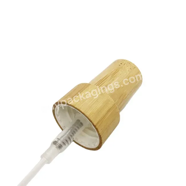 Hot Oem Logo Bamboo Overcup Perfume Spray Pump,Bamboo Material Perfume Sprayer Ruipack Manufacturer/wholesale