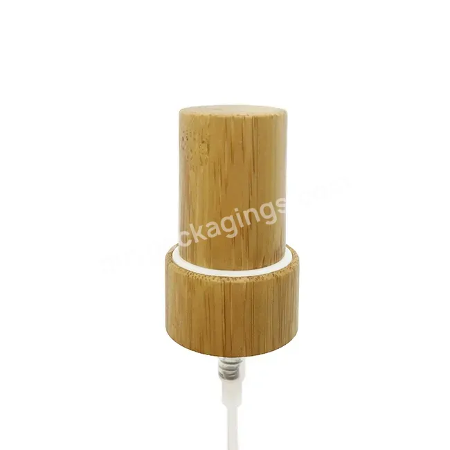 Hot Oem Logo Bamboo Overcup Perfume Spray Pump,Bamboo Material Perfume Sprayer Ruipack Manufacturer/wholesale